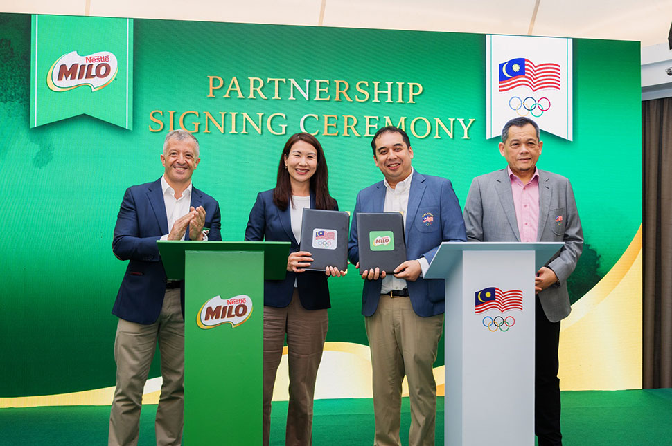 Partnership between MILO and the Olympic Council of Malaysia (OCM)