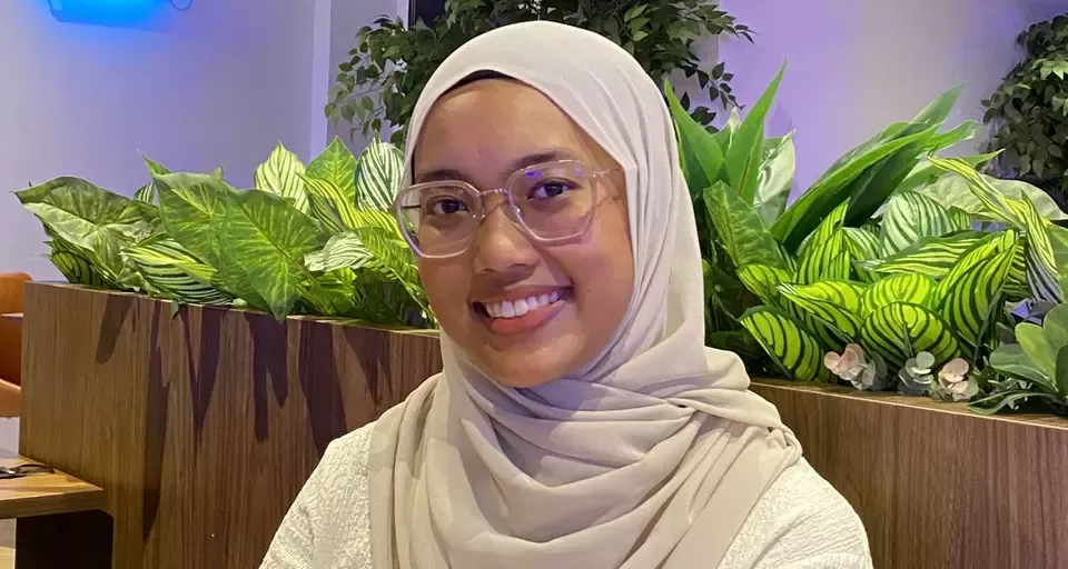 woman smiling