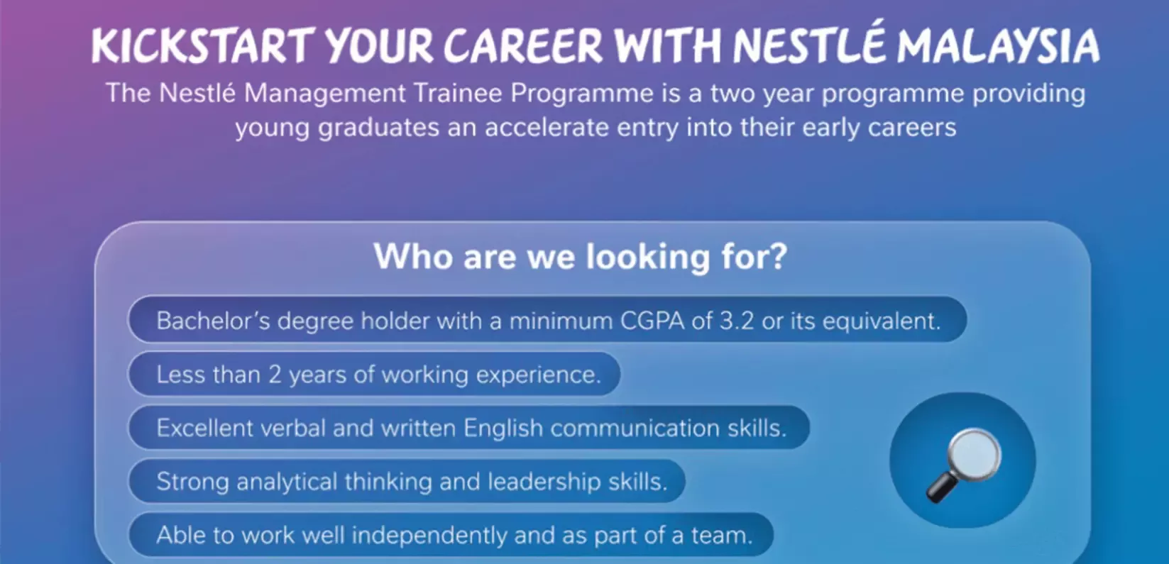 Nestle programs cover