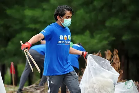 nestle fight plastic waste