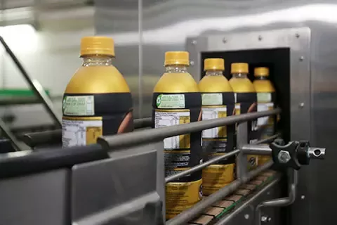 Transitioning to 100% rPET bottles