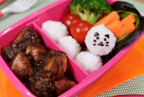 Stir fried Chicken Nuggets with Rice