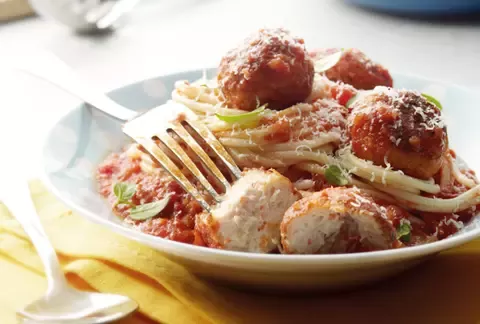 Chicken Meatball Pasta